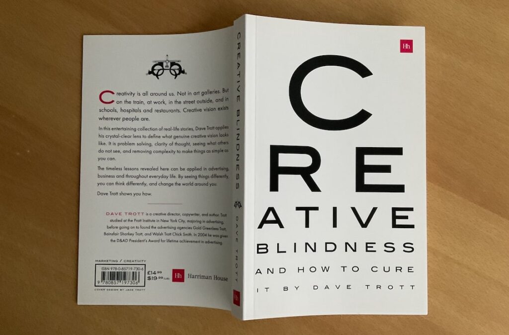 Foto van het boek Creative Blindness van Dave Trott